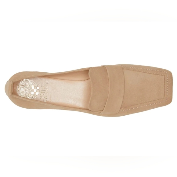 ❌SOLD❌ Vince Camuto Emenlyn Beige Leather Loafer - Picture 4 of 9